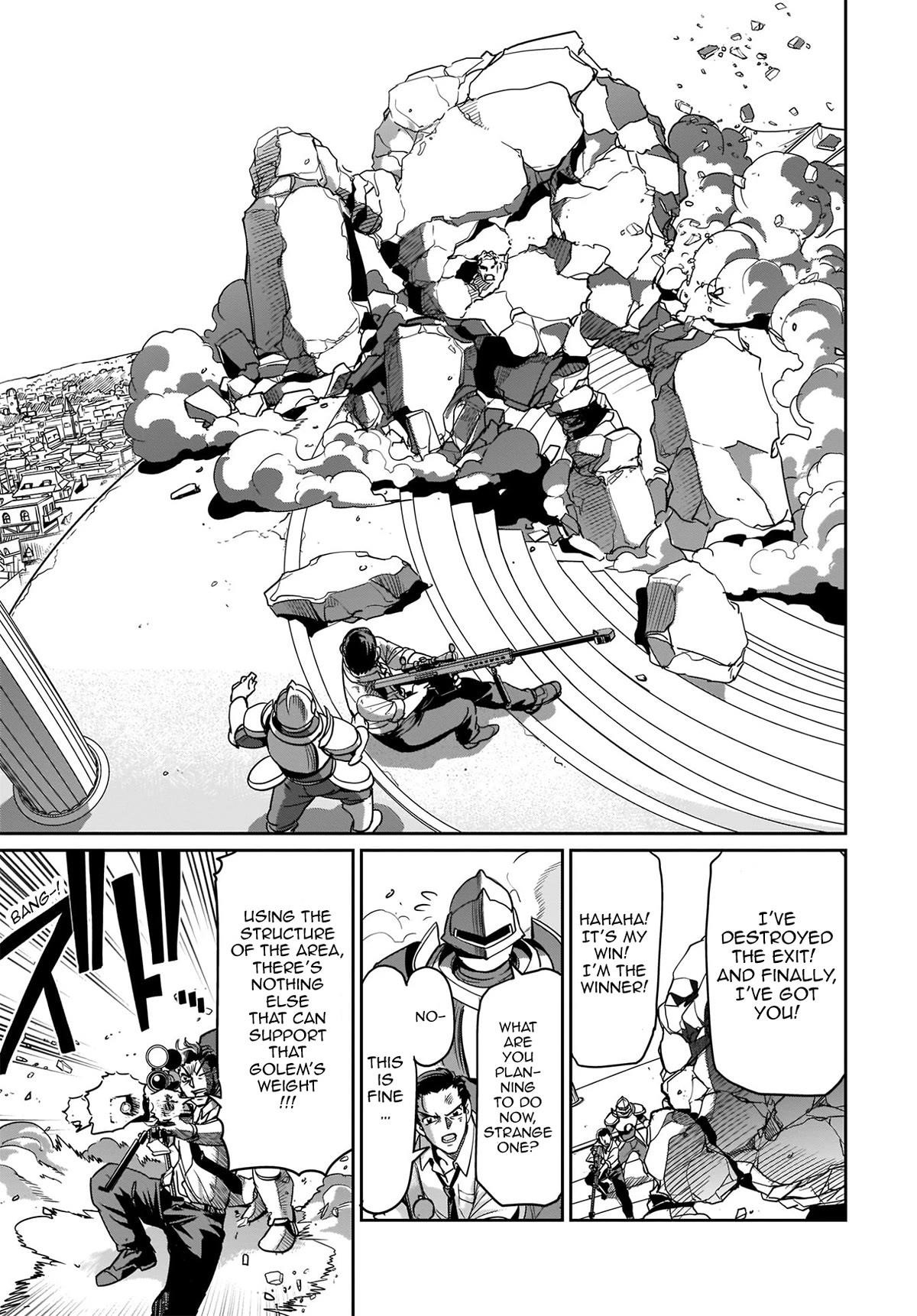 The gunner’s life of a middle-aged man summoned to another world and armed with a rifle: an airsoft addicted salaryman returns to the alternative world after work Chapter 9 - Page 17