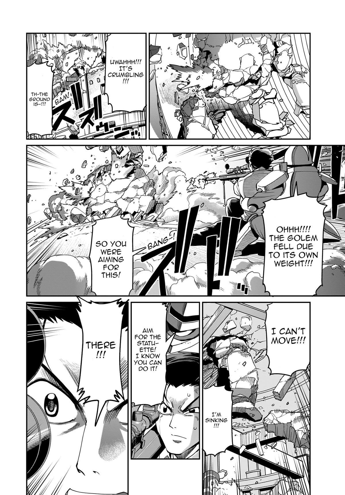 The gunner’s life of a middle-aged man summoned to another world and armed with a rifle: an airsoft addicted salaryman returns to the alternative world after work Chapter 9 - Page 18