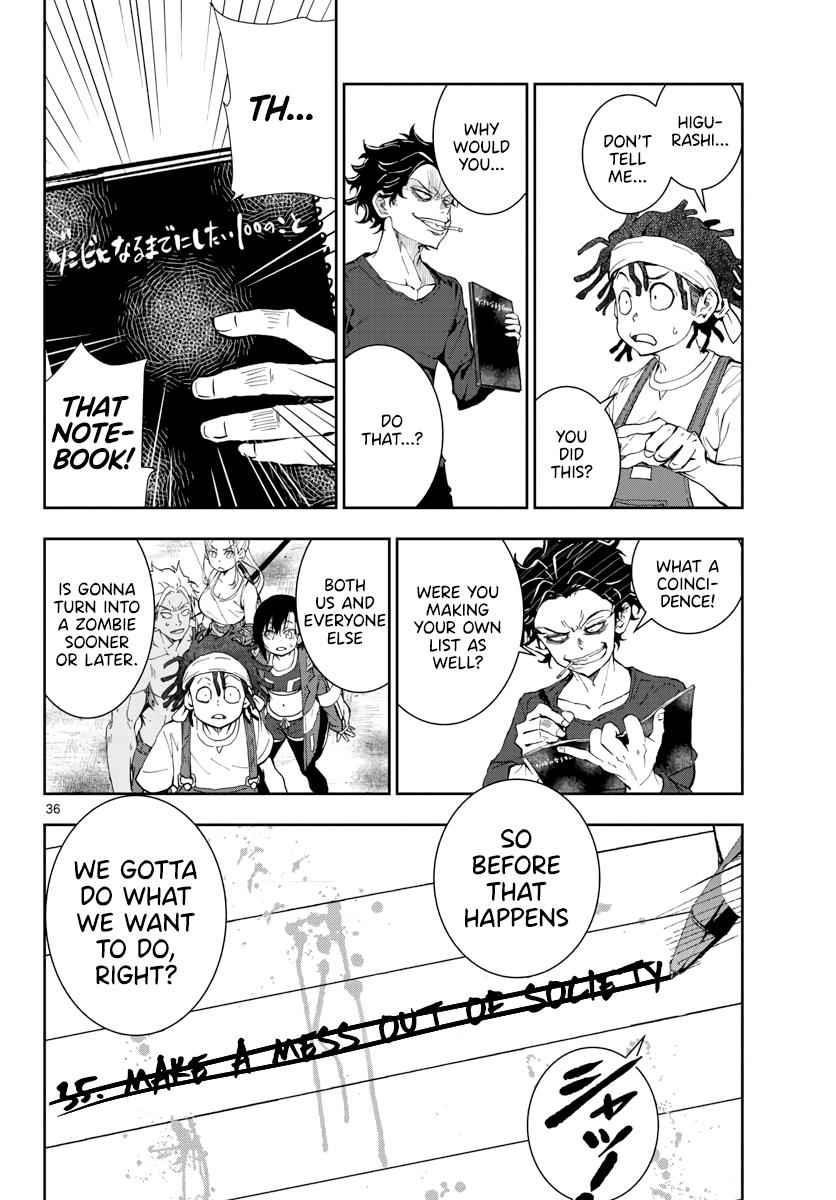 Zombie 100 ~100 Things I Want To Do Before I Become A Zombie Chapter 17 - Page 33