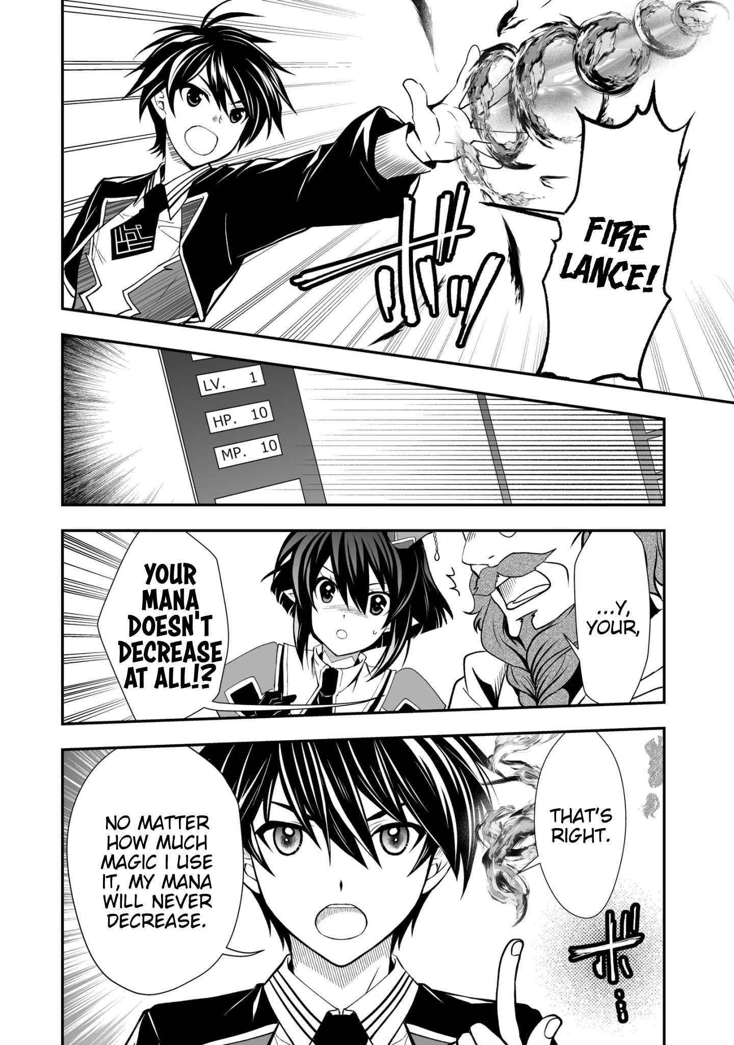 Level 1 no Saikyou kenja ~Noroi de sai kakyuu mahou shika tsukaenaikedo, kami no kanchigai de mugen no maryoku o te ni ire saikyou ni~ Chapter 24 - Page 4