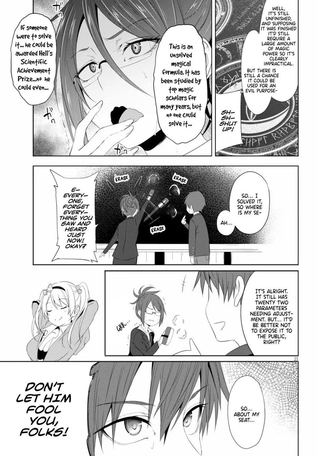 Maou Gakuen no Hangyakusha Chapter 4 - Page 21