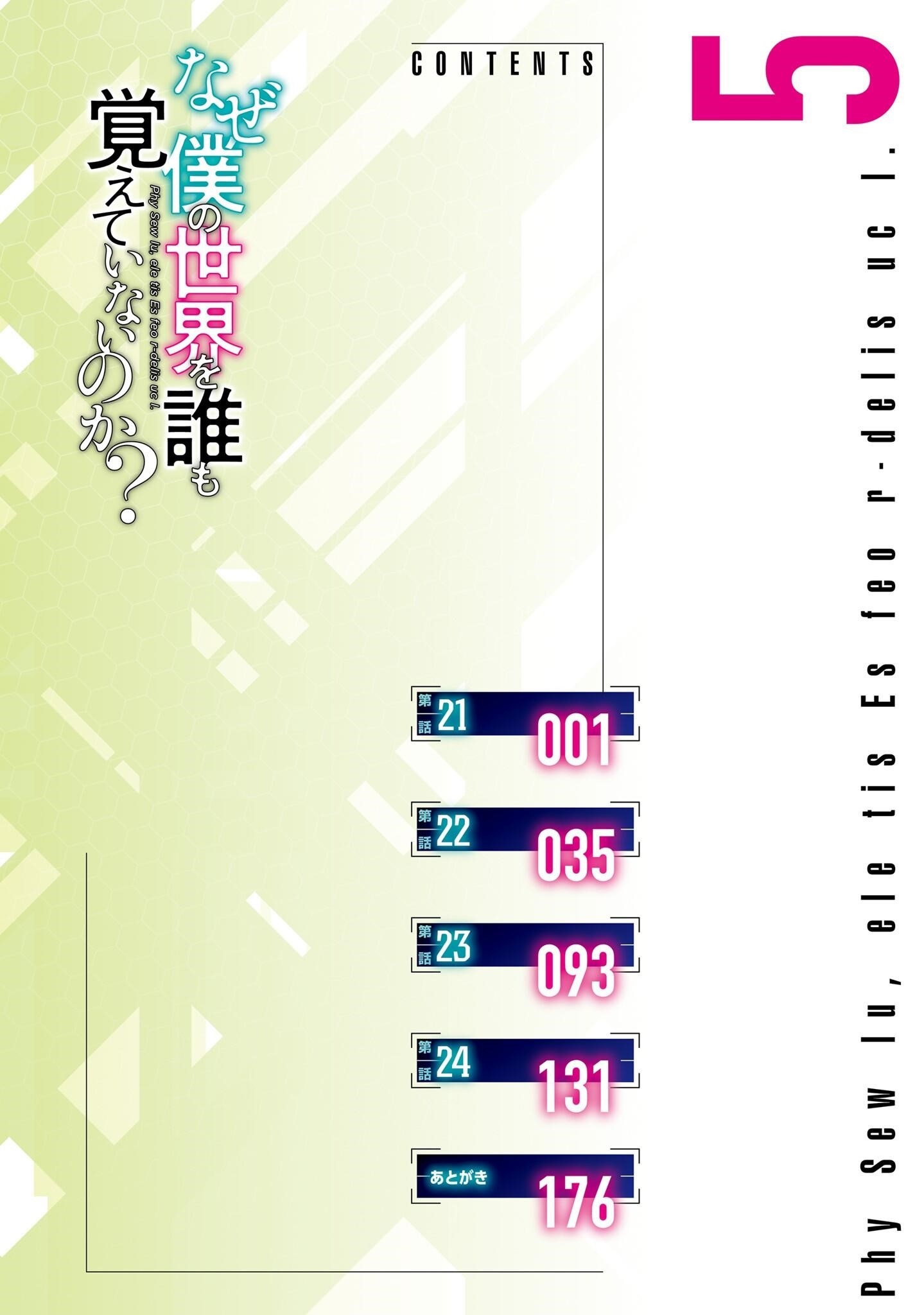 Naze Boku No Sekai Wo Daremo Oboeteinai No Ka? Chapter 21 - Page 5