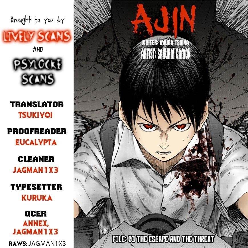 Ajin: Demi-Human Chapter 3 - Page 1