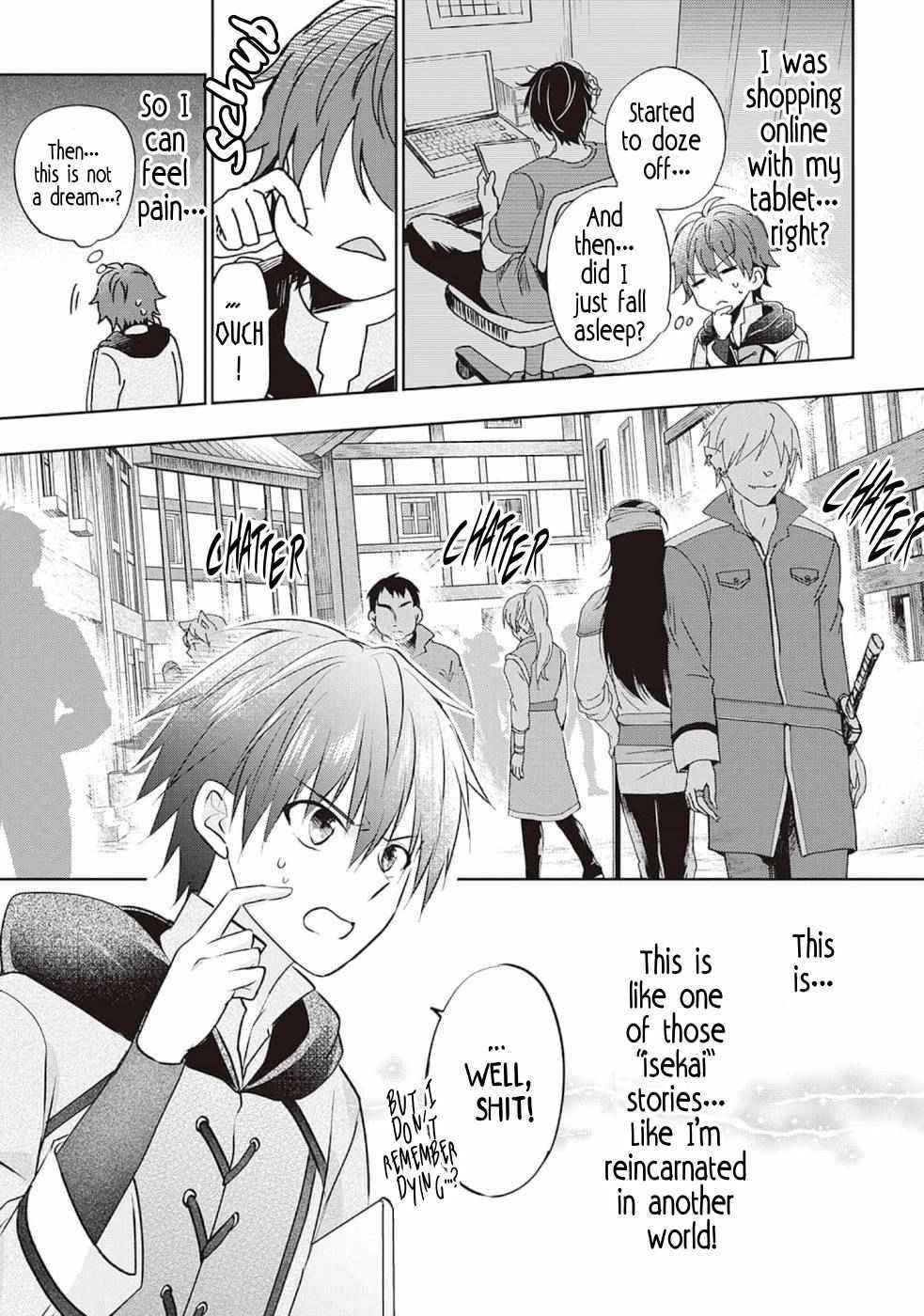 Living Comfortably In A Different World With A Cheat Tablet Chapter 1 - Page 6