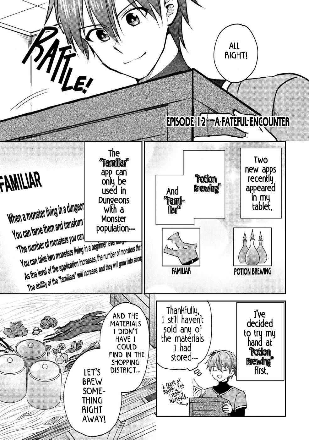 Living Comfortably In A Different World With A Cheat Tablet Chapter 12 - Page 1