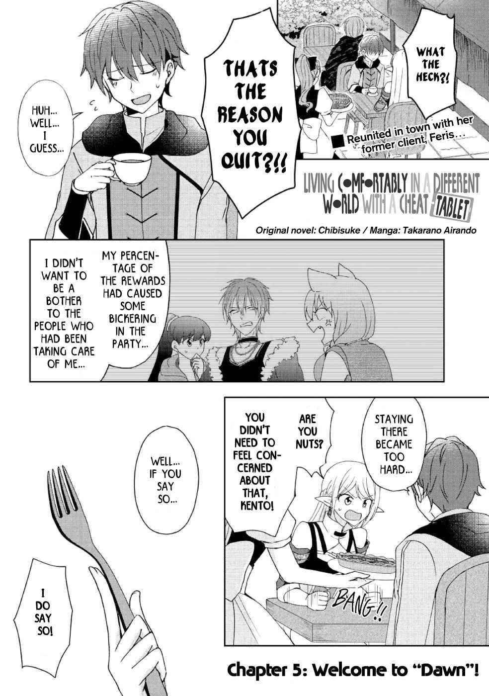 Living Comfortably In A Different World With A Cheat Tablet Chapter 5 - Page 1