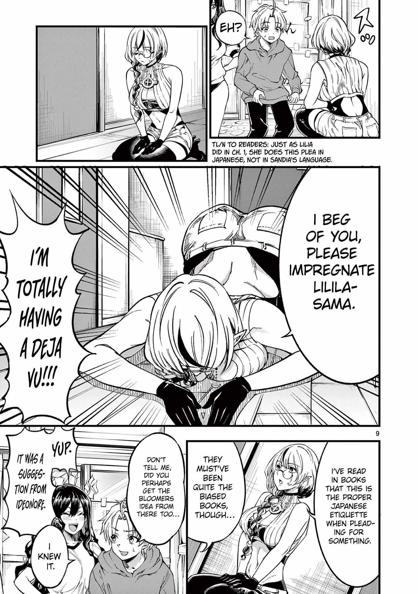 Lilia Pregnant The World End Chapter 4 - Page 9