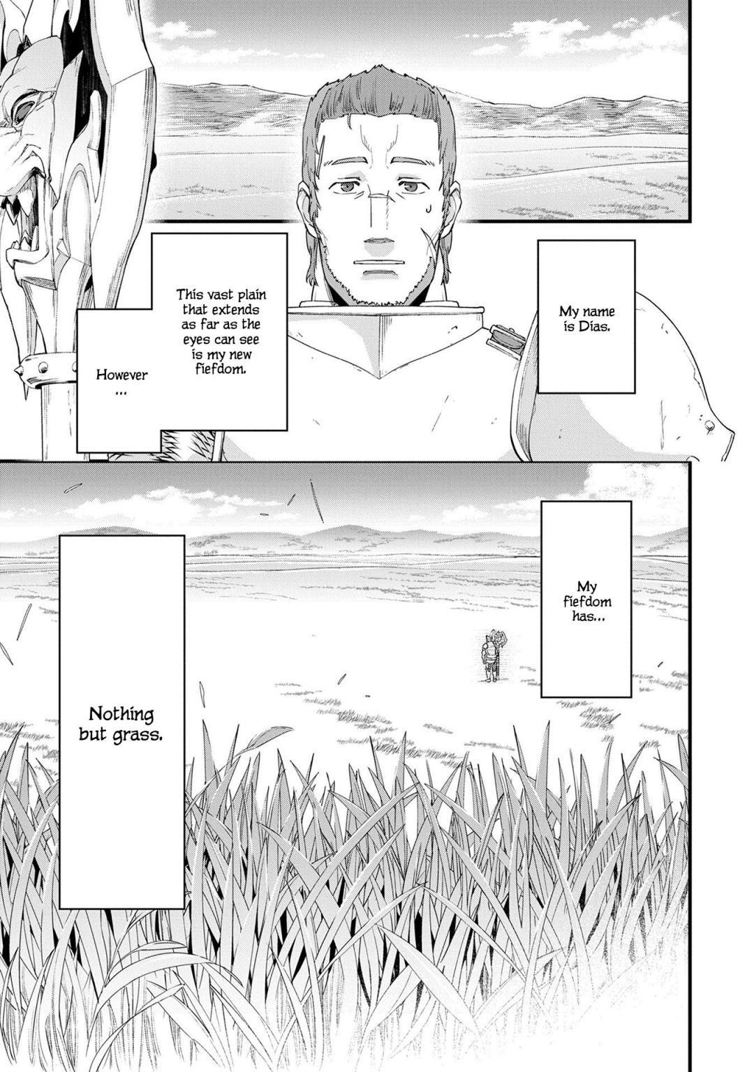 The Population of the Frontier Owner Starts With 0. “Dias the Blue” and a Blue-Horned Girl Chapter 1 - Page 4