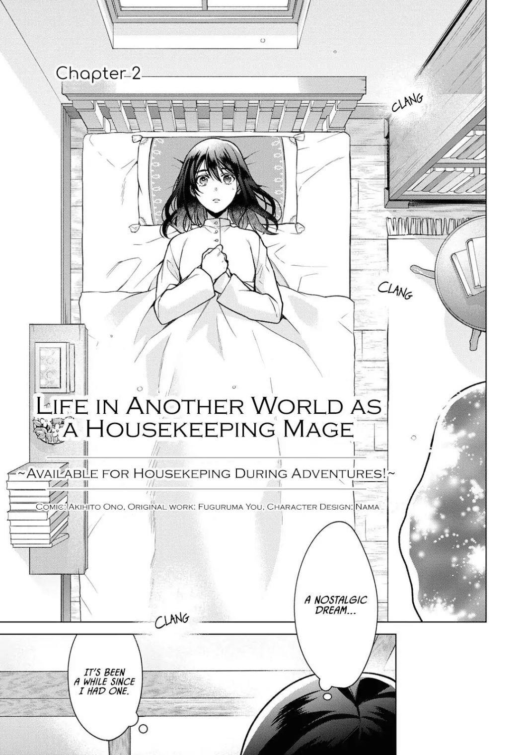 Life in Another World as a Housekeeping Mage Chapter 2 - Page 1
