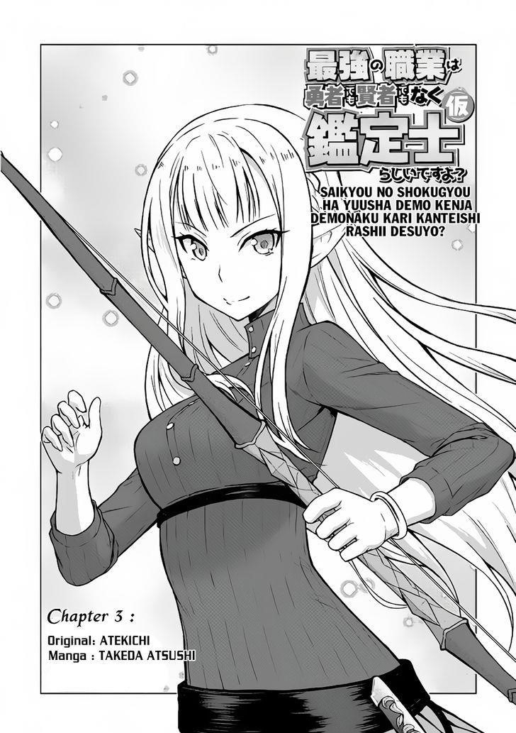 Saikyou No Shokugyou Wa Yuusha Demo Kenja Demo Naku Kanteishi (Kari) Rashii Desu Yo? Chapter 3 - Page 2