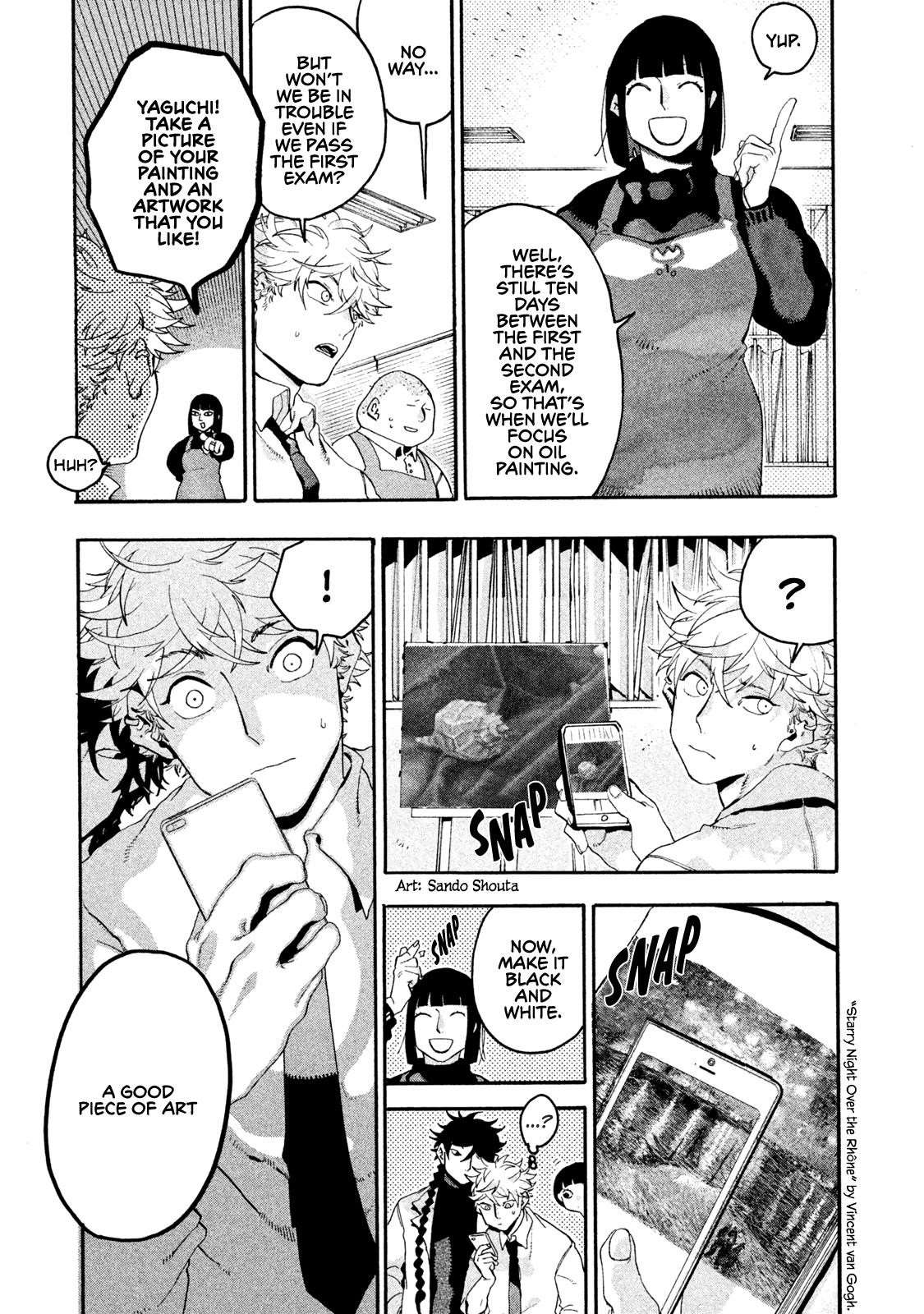 Blue Period Chapter 13 - Page 14