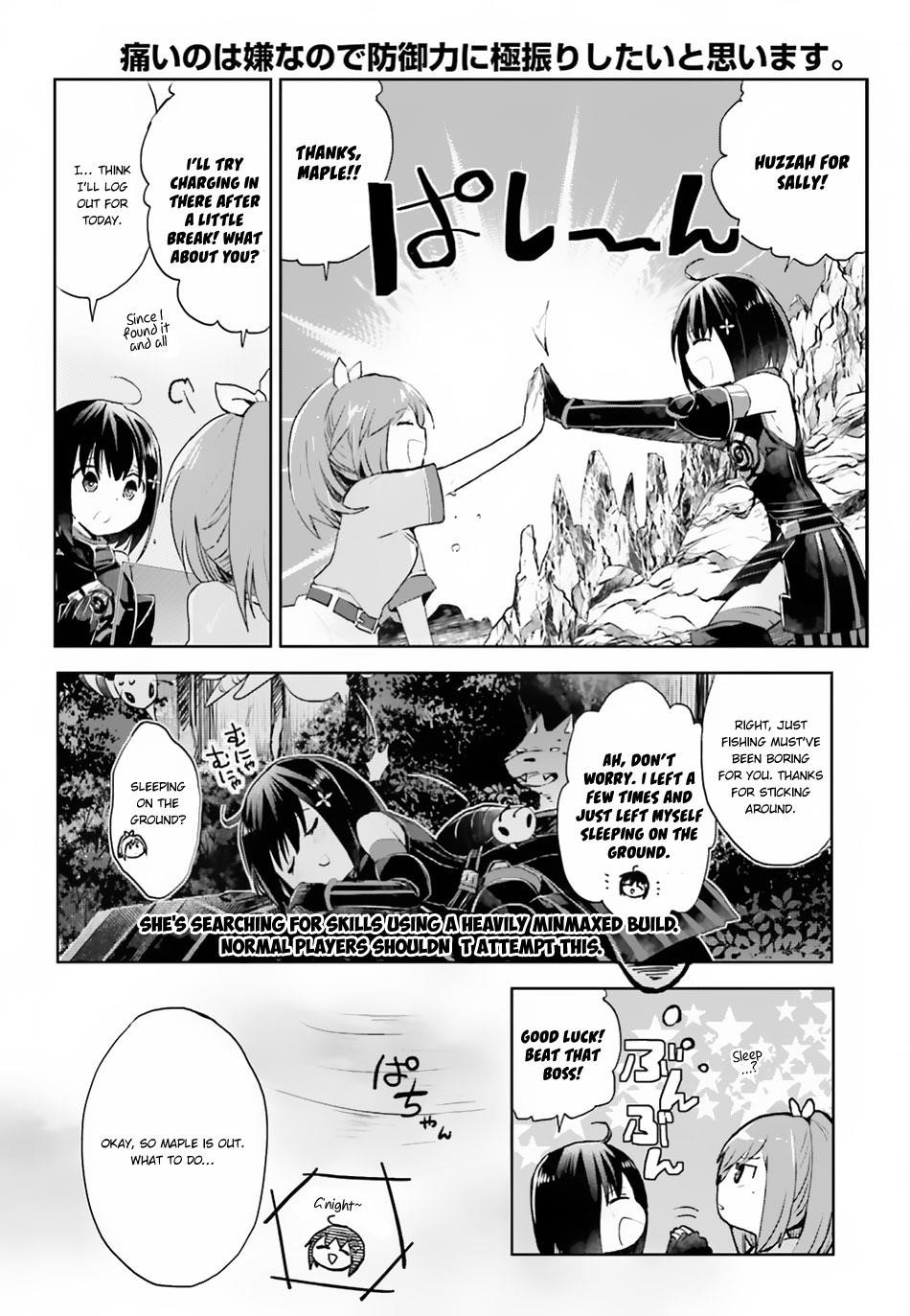 Itai No Wa Iya Nanode Bougyo-Ryoku Ni Kyokufuri Shitai To Omoimasu Chapter 6 - Page 4