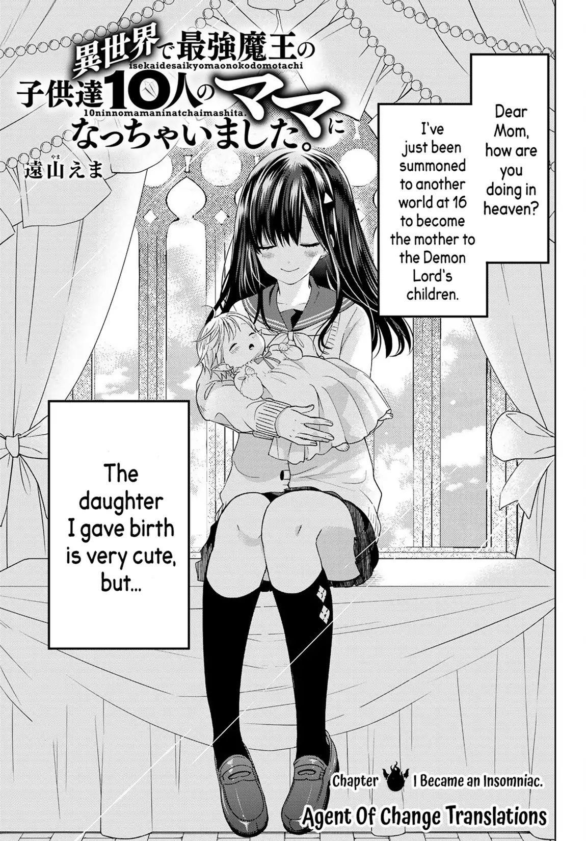 Isekai De Saikyo Mao No Kodomotachi No Mama Ni Natchaimashita Chapter 2 - Page 1