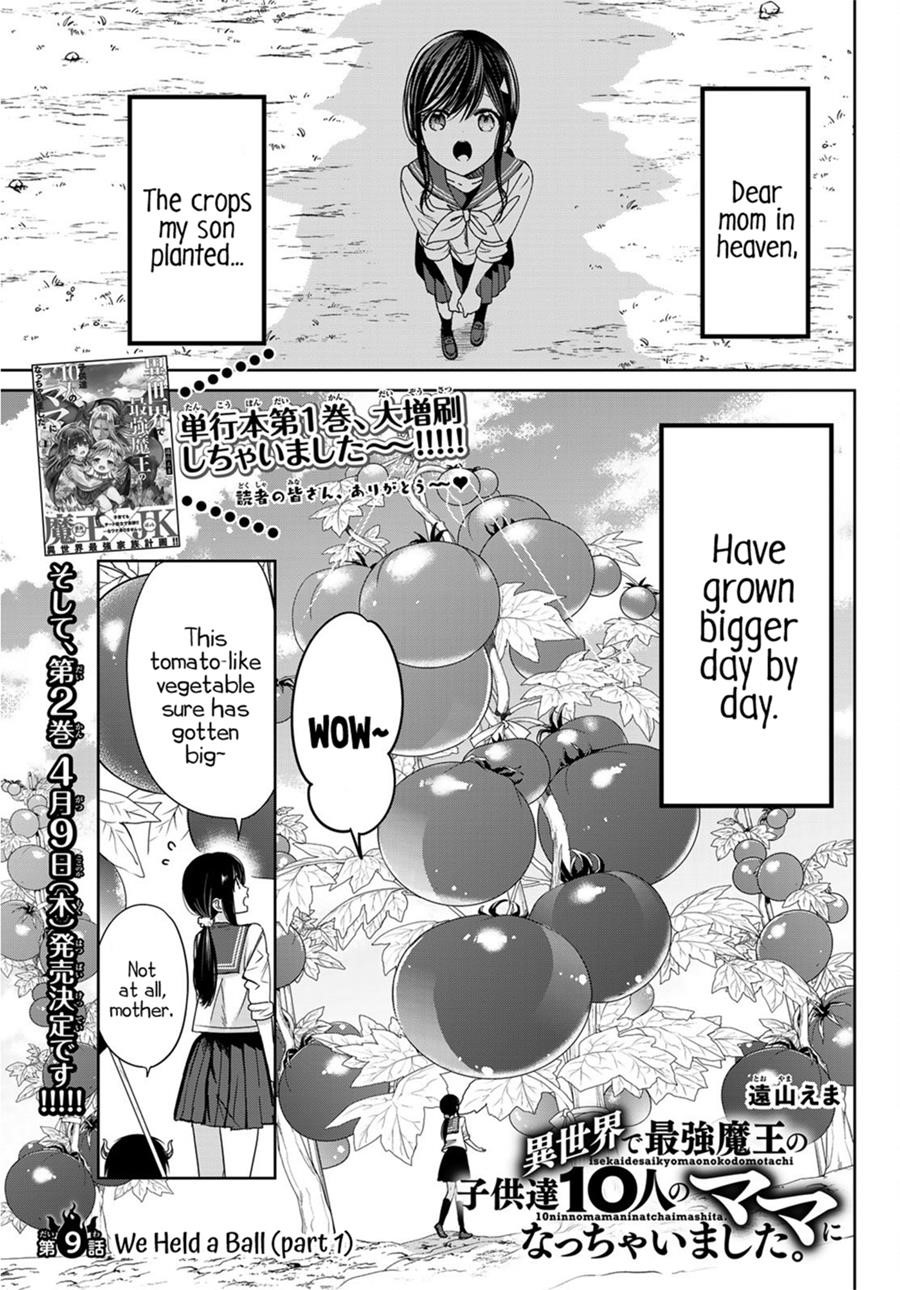 Isekai De Saikyo Mao No Kodomotachi No Mama Ni Natchaimashita Chapter 9 - Page 1