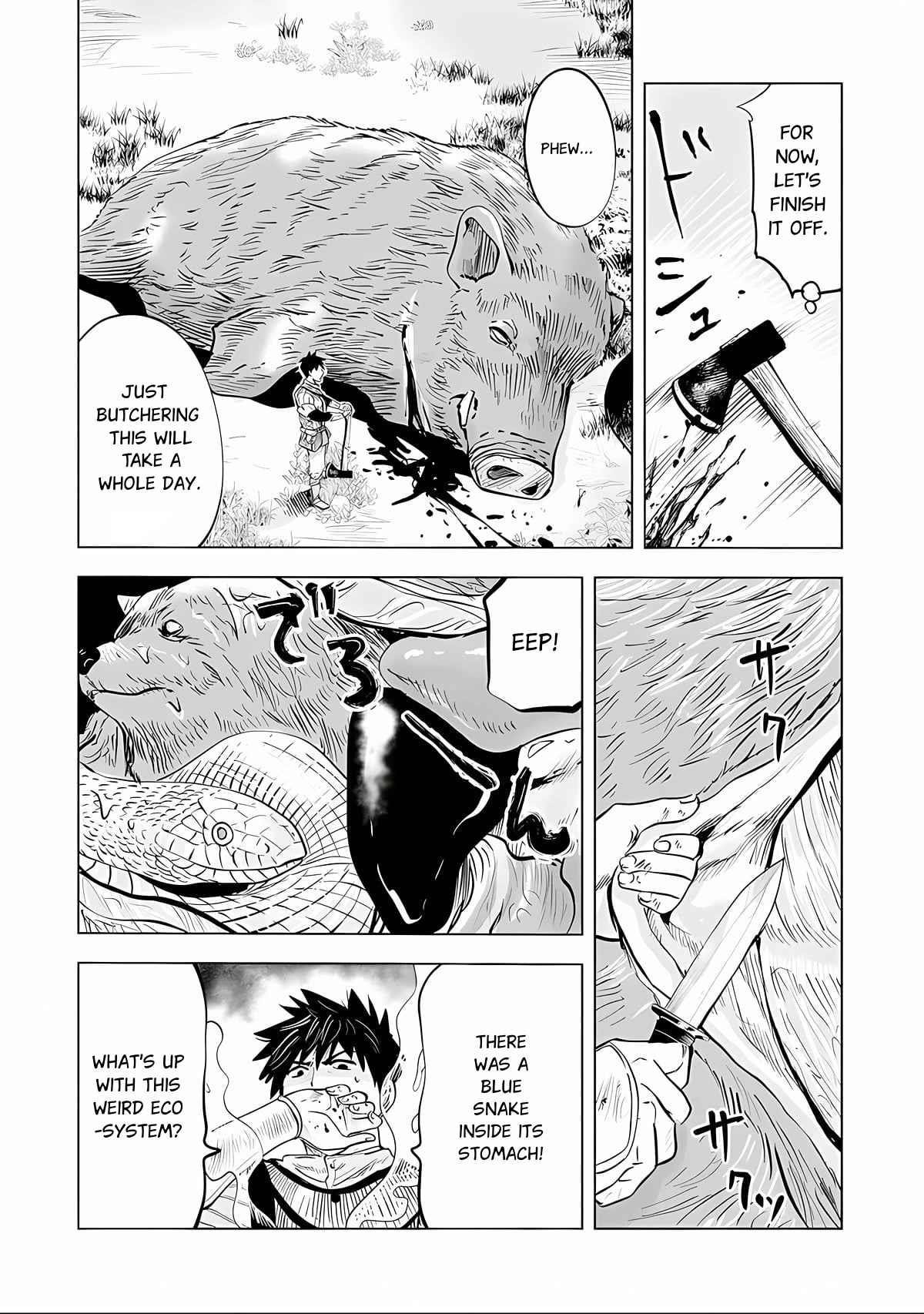 Makyo Seikatsu ~ Gakeppuchi Boken Sha Ga Hiki Komoru Ni Ha Hirosugiru Chapter 2.2 - Page 2