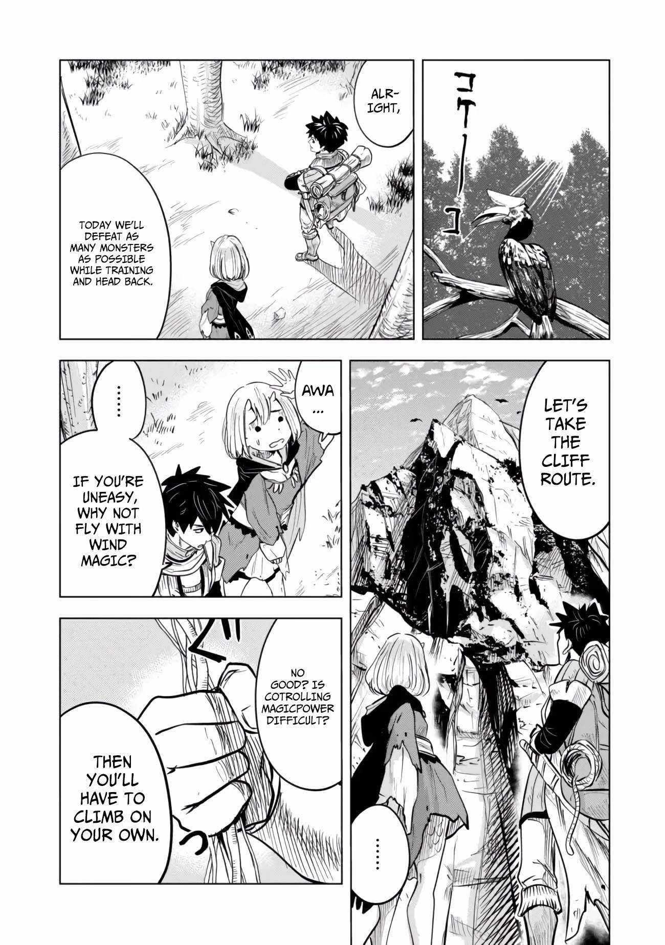 Makyo Seikatsu ~ Gakeppuchi Boken Sha Ga Hiki Komoru Ni Ha Hirosugiru Chapter 4.2 - Page 1