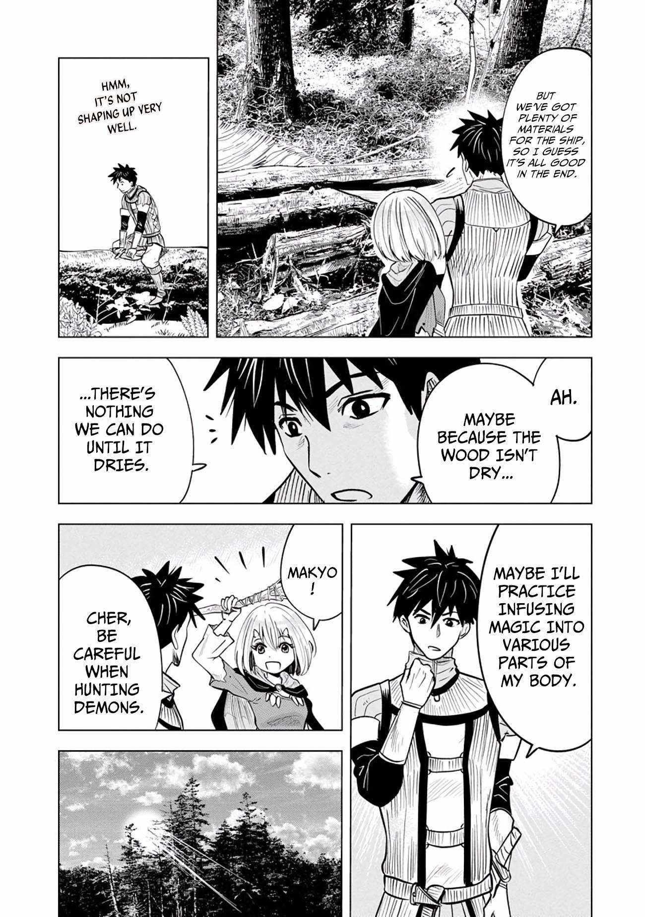 Makyo Seikatsu ~ Gakeppuchi Boken Sha Ga Hiki Komoru Ni Ha Hirosugiru Chapter 5.1 - Page 11