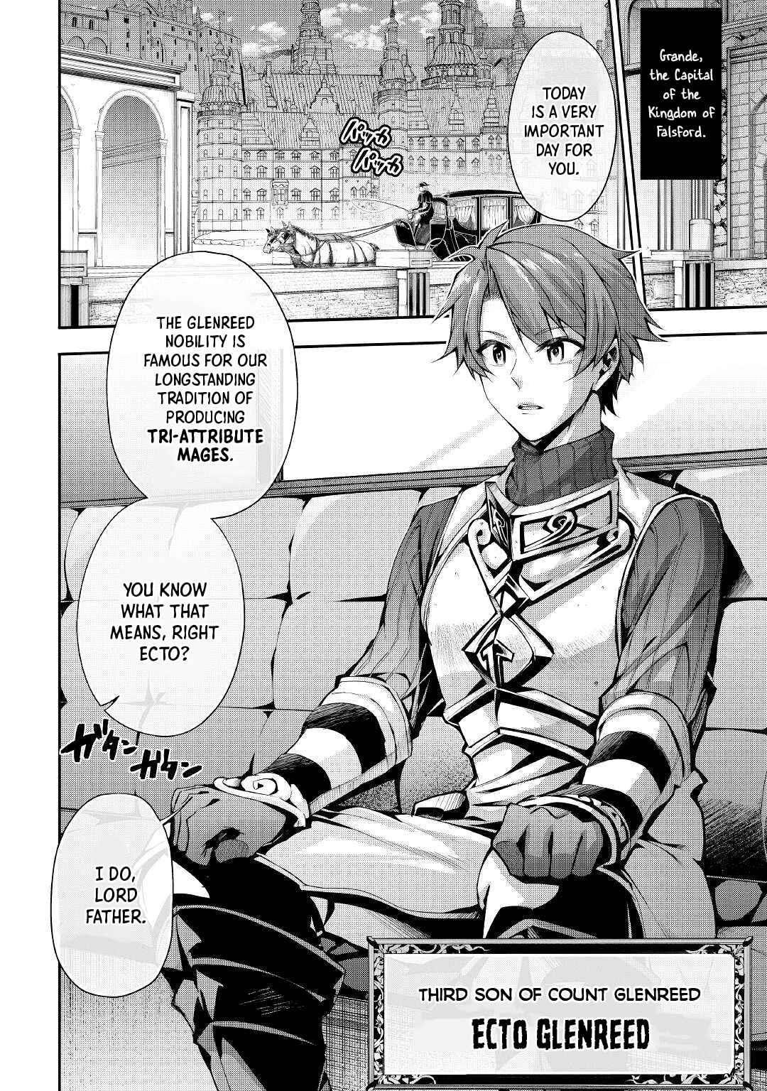 I Was Banished to a Desolate Region Because of the Faulty Attribute Earth Magic, so I’m Going to Put in my All to Develop my Territory! Chapter 1 - Page 2