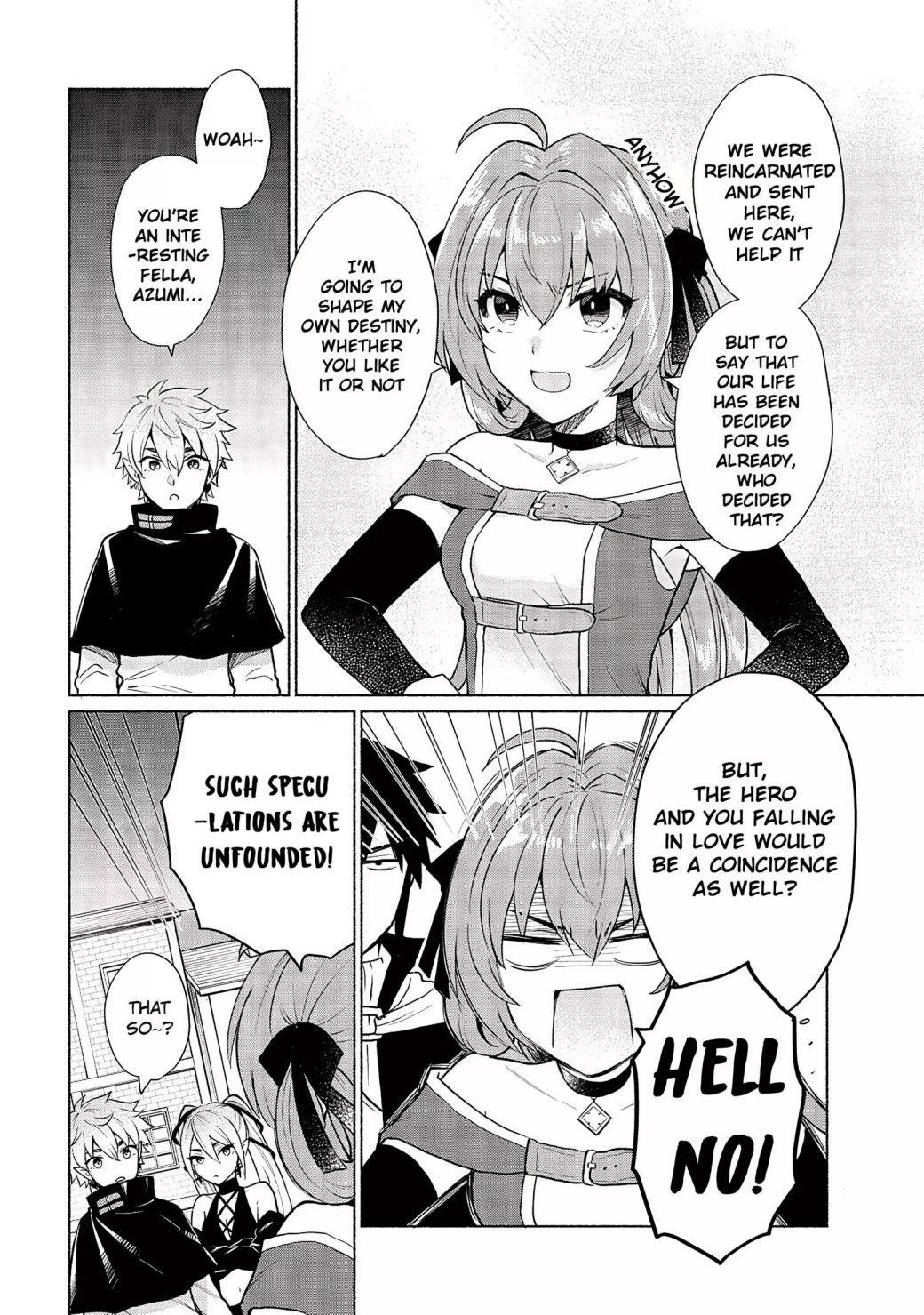 When I Was Reincarnated in Another World, I Was a Heroine and He Was a Hero Chapter 14 - Page 12