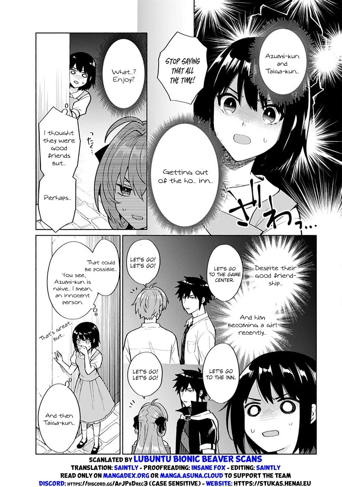 When I Was Reincarnated in Another World, I Was a Heroine and He Was a Hero Chapter 27.5 - Page 3