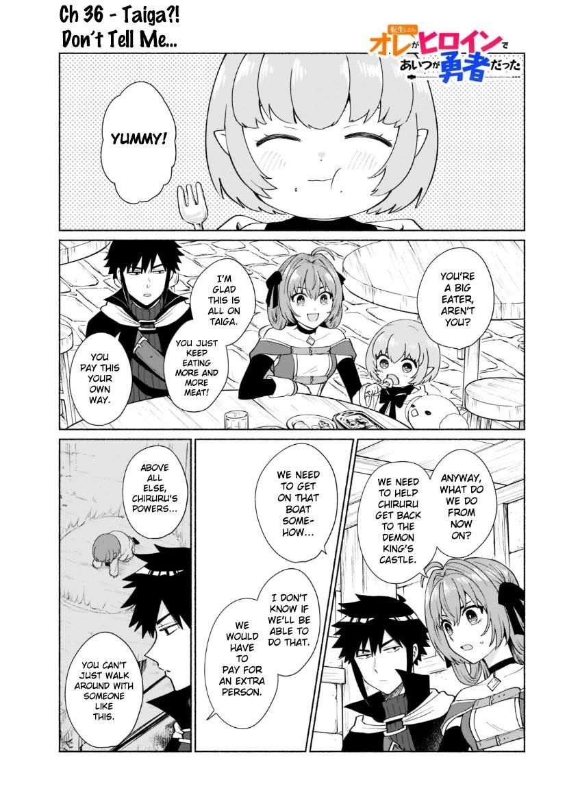 When I Was Reincarnated in Another World, I Was a Heroine and He Was a Hero Chapter 36 - Page 1