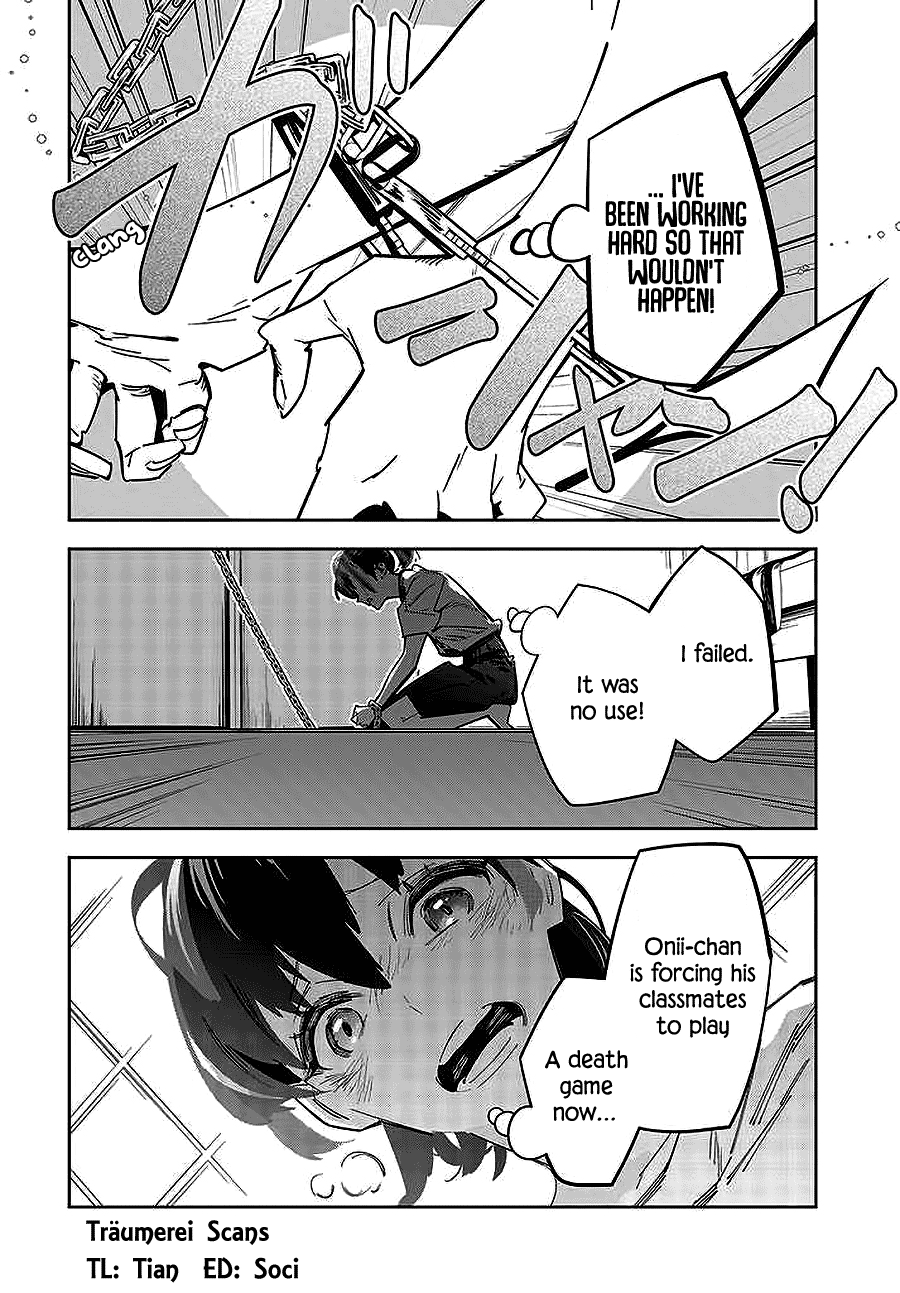 I Reincarnated as the Little Sister of a Death Game Manga’s Murder Mastermind and Failed Chapter 1 - Page 7