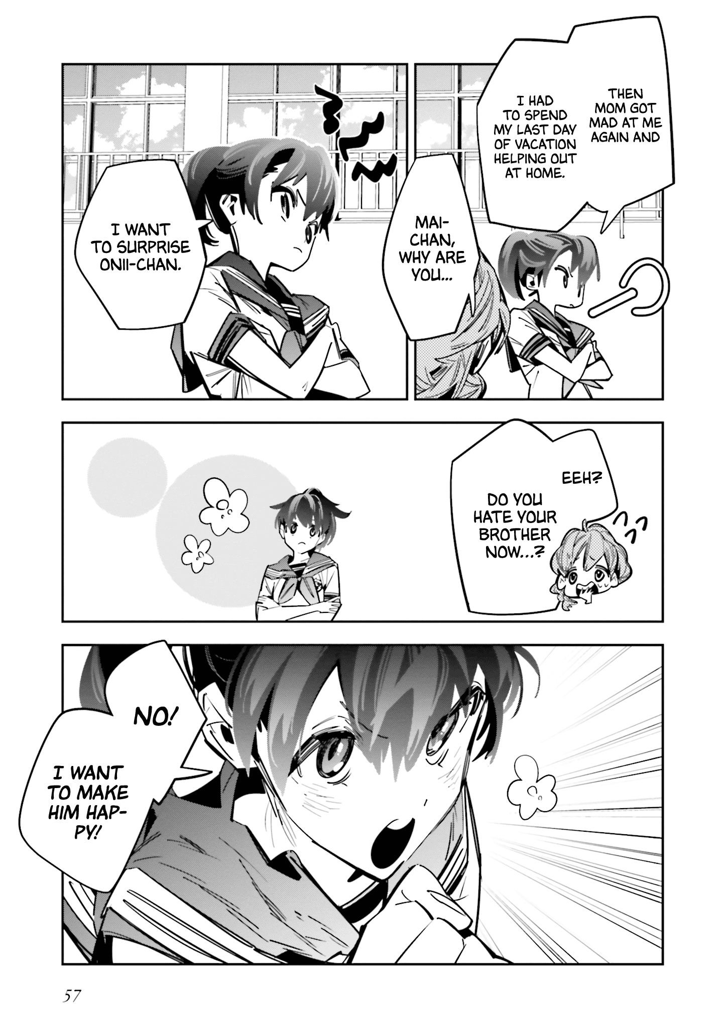 I Reincarnated as the Little Sister of a Death Game Manga’s Murder Mastermind and Failed Chapter 2 - Page 4