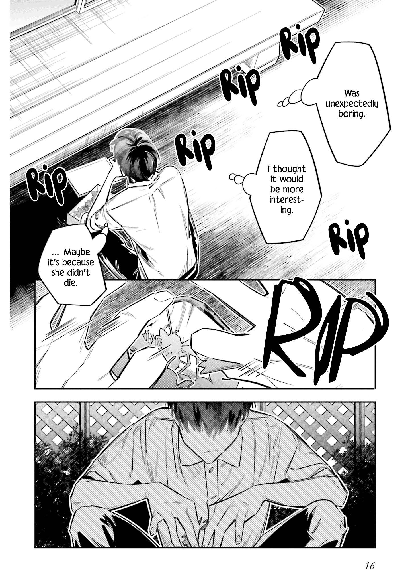 I Reincarnated as the Little Sister of a Death Game Manga’s Murder Mastermind and Failed Chapter 5 - Page 17