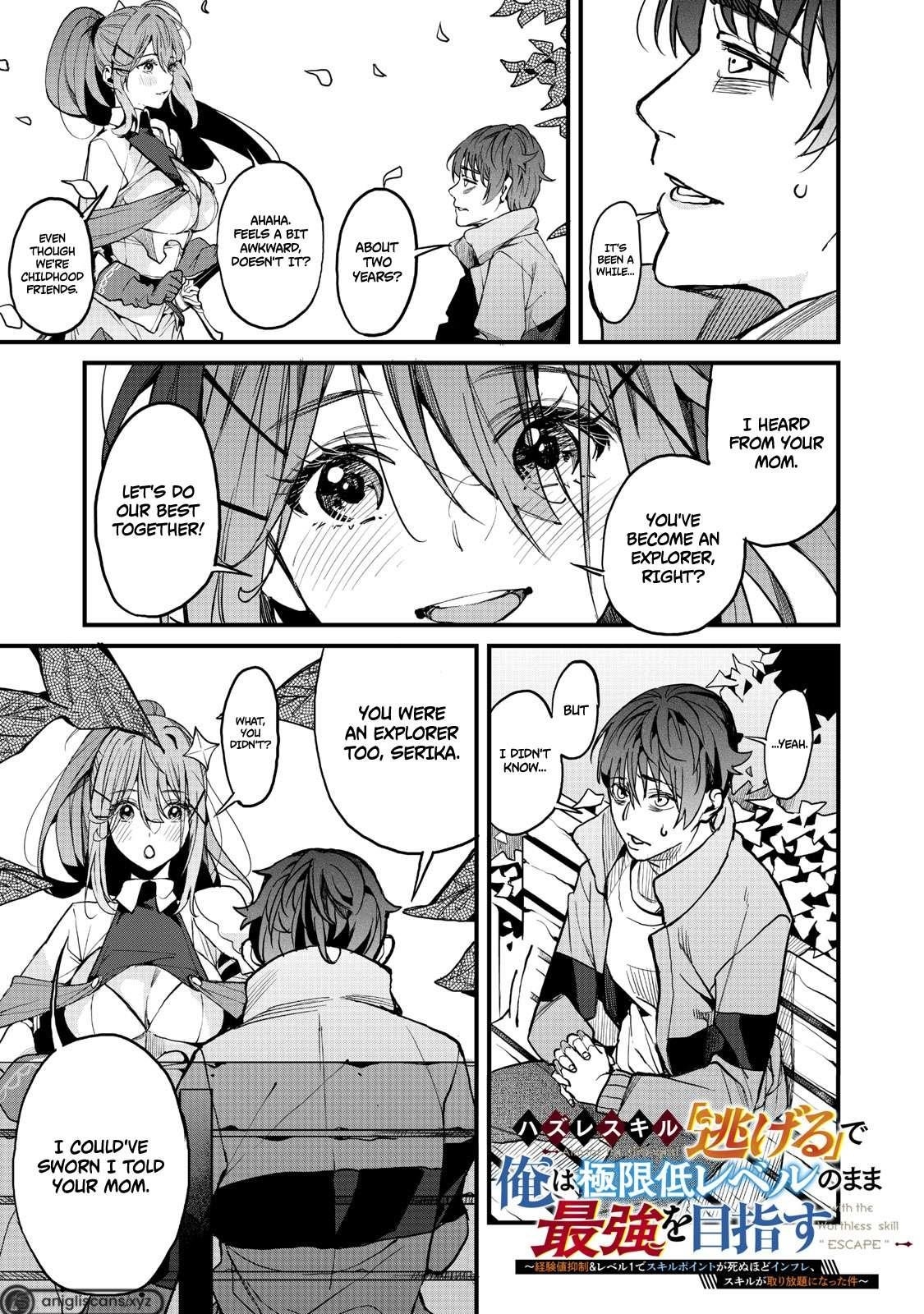 Using the Faulty Skill, “Escape,” I Strive to Become the Strongest One Starting from the Utmost Low End of Ability Levels Chapter 2 - Page 17