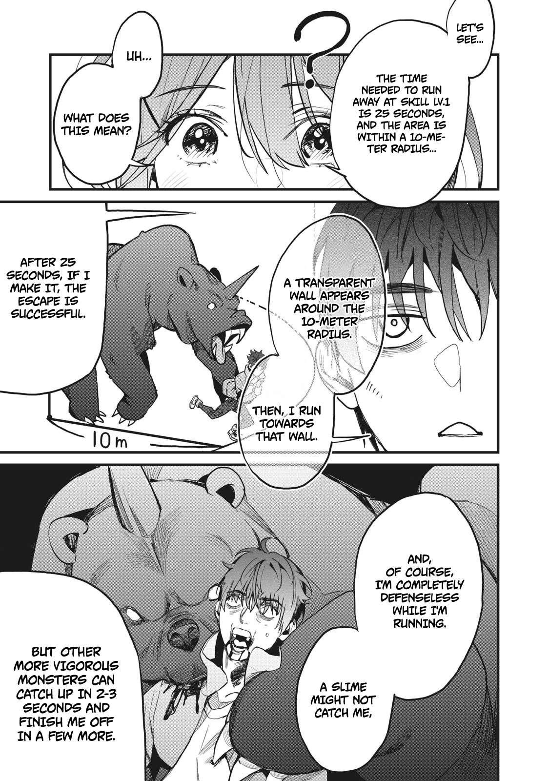 Using the Faulty Skill, “Escape,” I Strive to Become the Strongest One Starting from the Utmost Low End of Ability Levels Chapter 2 - Page 23