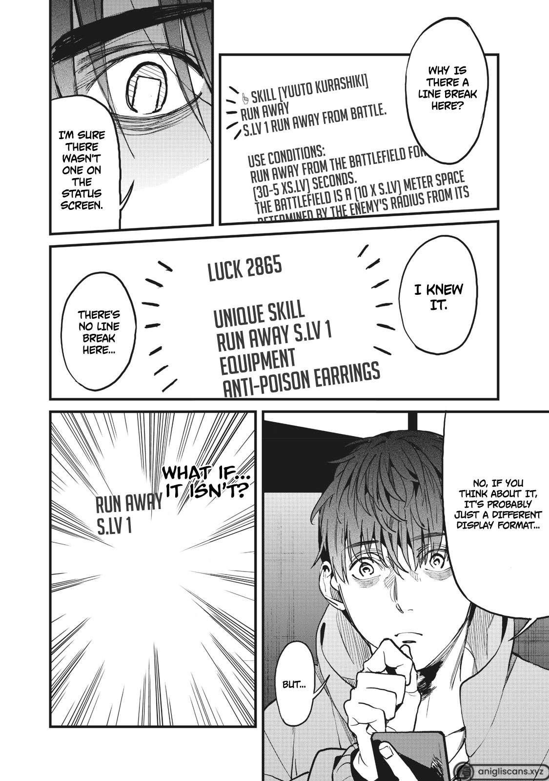 Using the Faulty Skill, “Escape,” I Strive to Become the Strongest One Starting from the Utmost Low End of Ability Levels Chapter 2 - Page 32