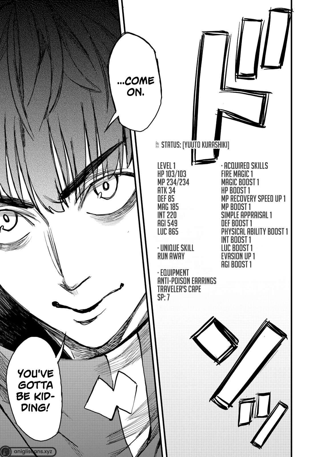 Using the Faulty Skill, “Escape,” I Strive to Become the Strongest One Starting from the Utmost Low End of Ability Levels Chapter 3 - Page 25