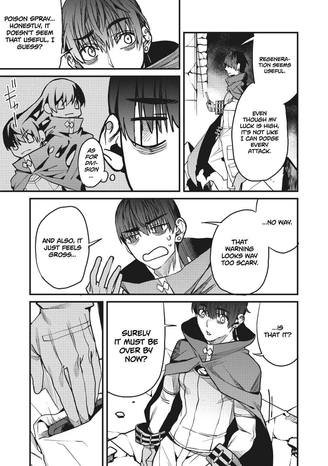 Using the Faulty Skill, “Escape,” I Strive to Become the Strongest One Starting from the Utmost Low End of Ability Levels Chapter 5 - Page 17