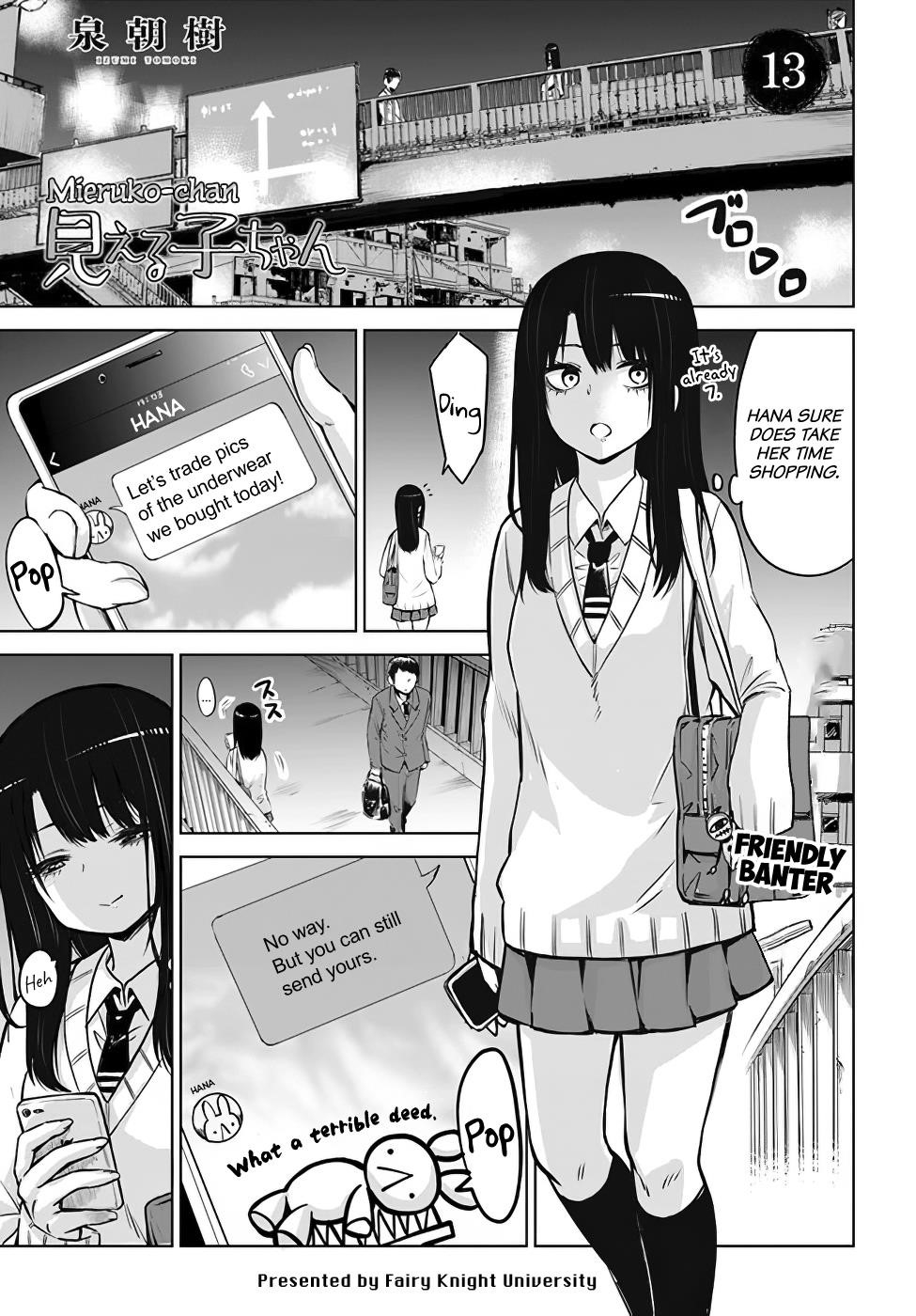 The Girl Who Sees “Them” Chapter 13 - Page 1