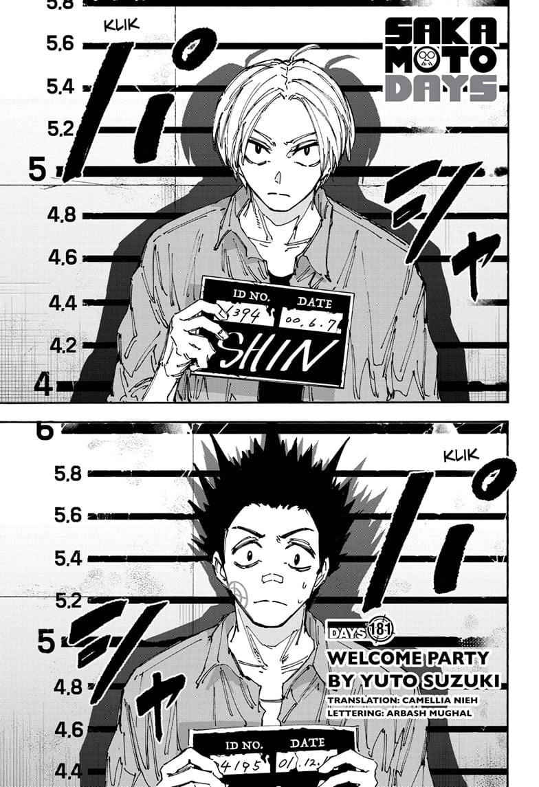 Sakamoto Days Chapter 181 - Page 1