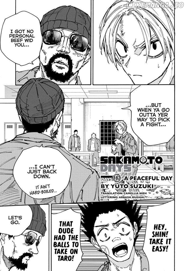 Sakamoto Days Chapter 182 - Page 1