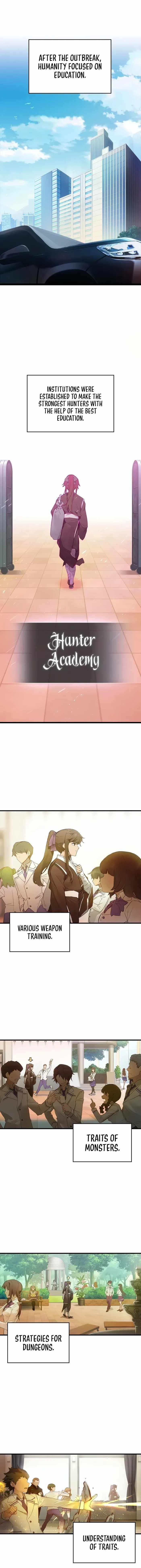 Hunter Academy’s Strongest Battle God Chapter 2 - Page 1