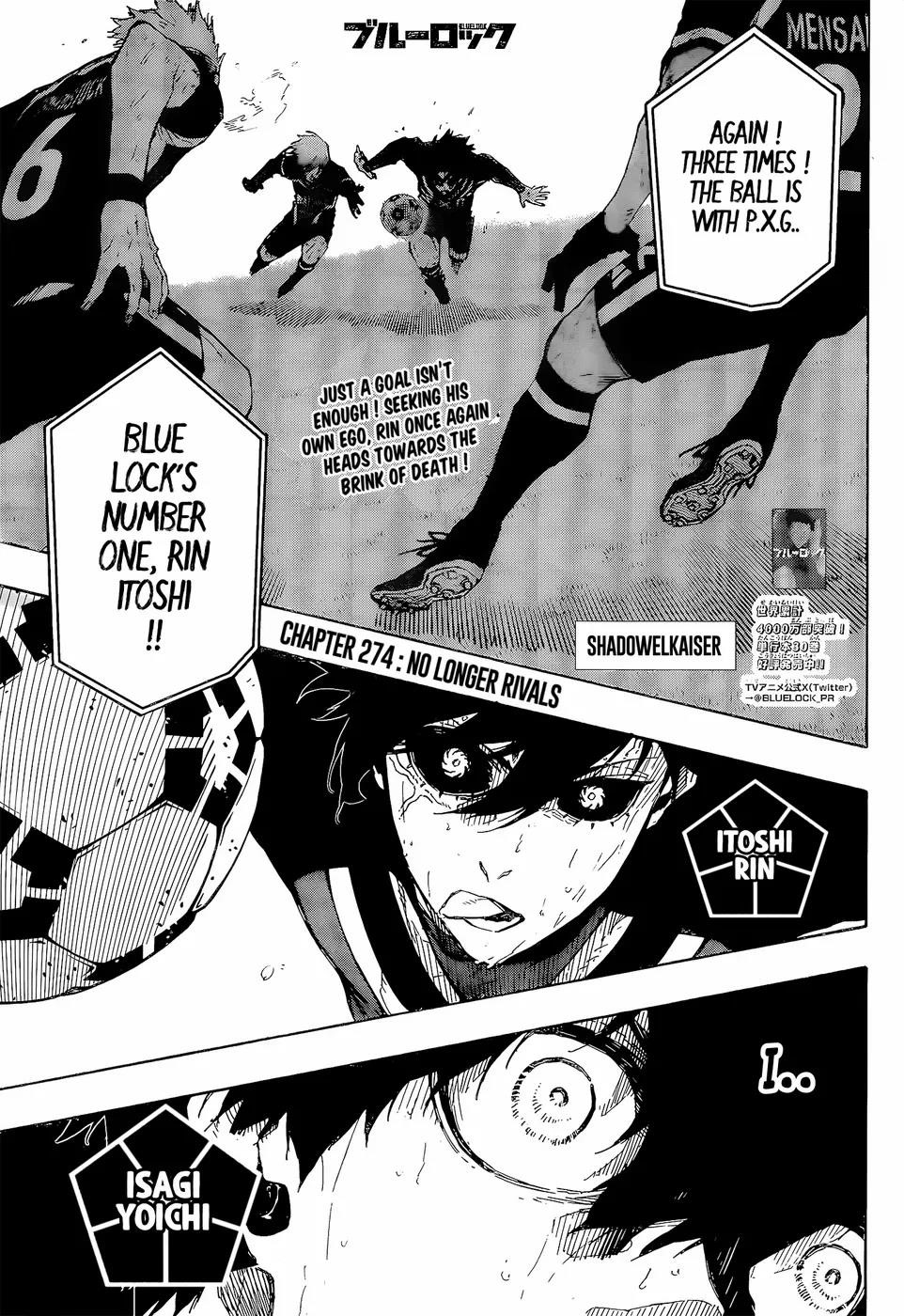 Blue Lock Chapter 274 - Page 1