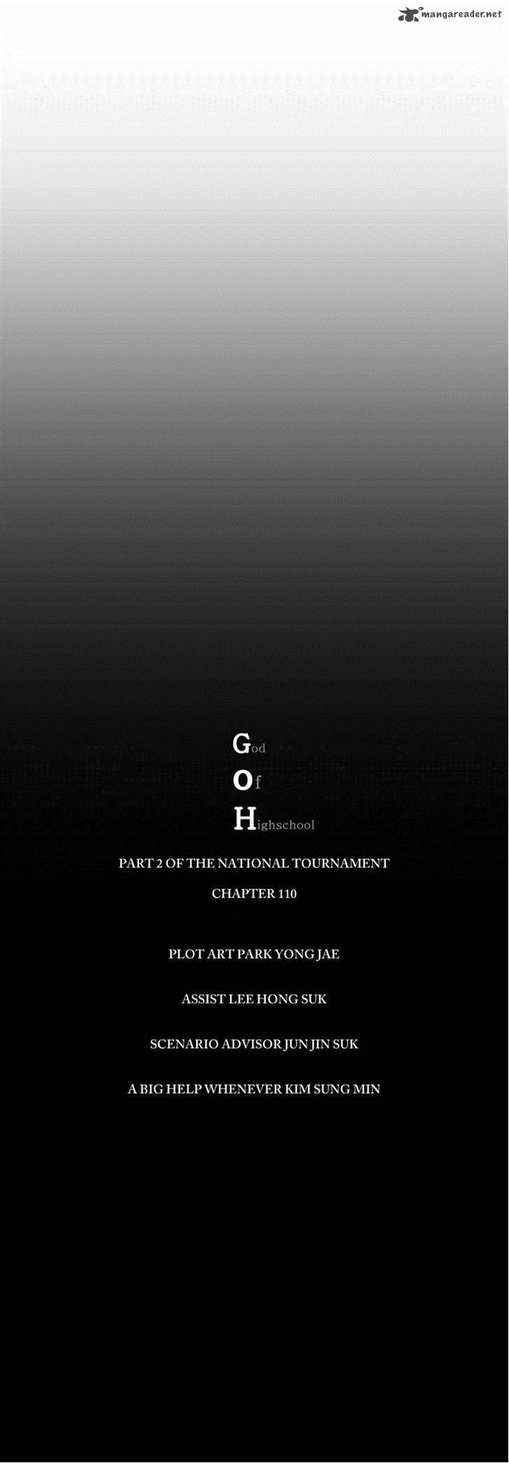 The God of High School Chapter 110 - Page 37