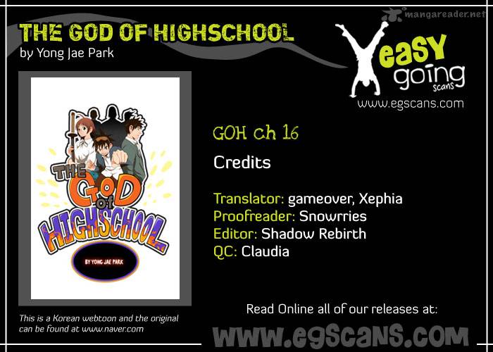 The God of High School Chapter 16 - Page 1