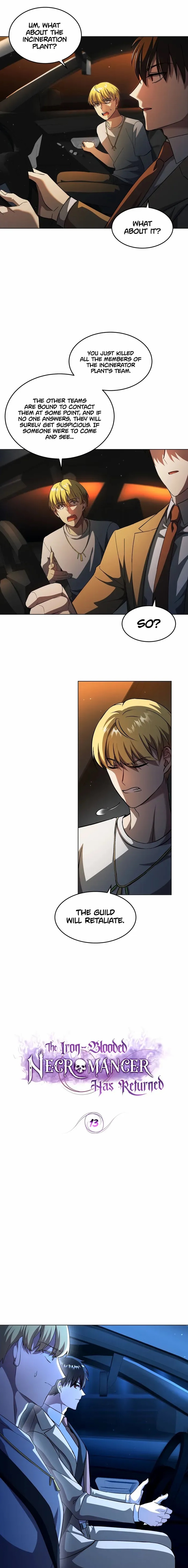 The Iron-Blooded Necromancer Has Returned Chapter 13 - Page 1