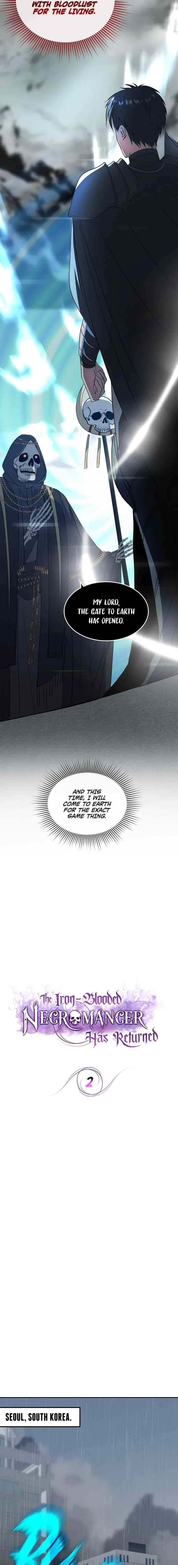 The Iron-Blooded Necromancer Has Returned Chapter 2 - Page 14