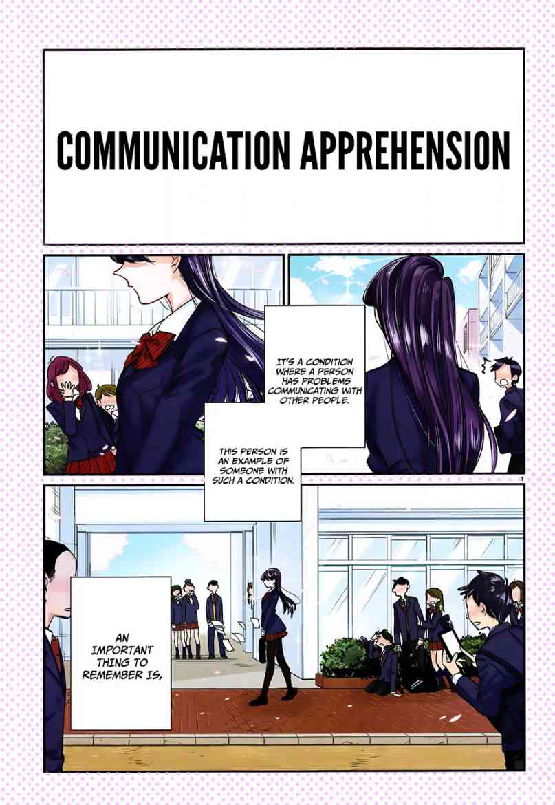 KOMI-SAN WA KOMYUSHOU DESU Chapter 1 - Page 2