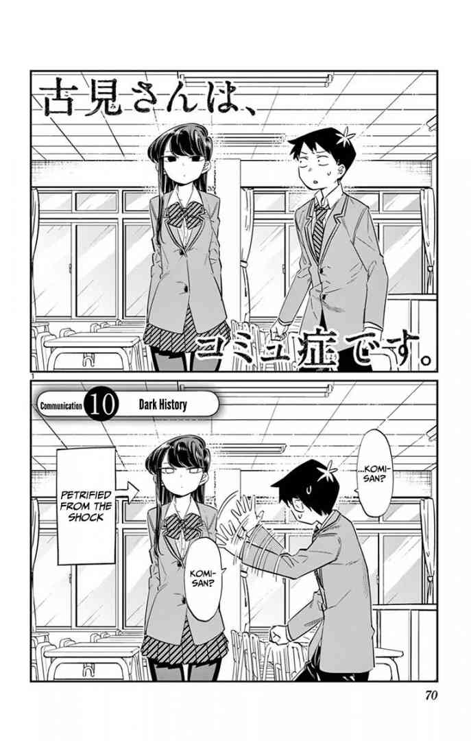 KOMI-SAN WA KOMYUSHOU DESU Chapter 10 - Page 1