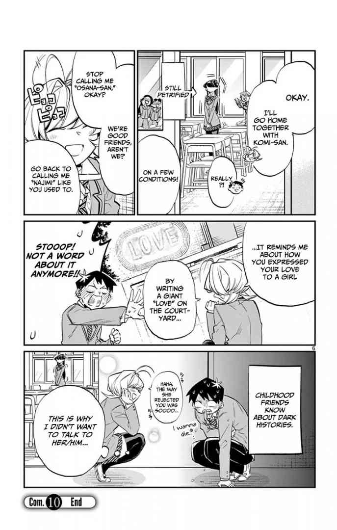 KOMI-SAN WA KOMYUSHOU DESU Chapter 10 - Page 6