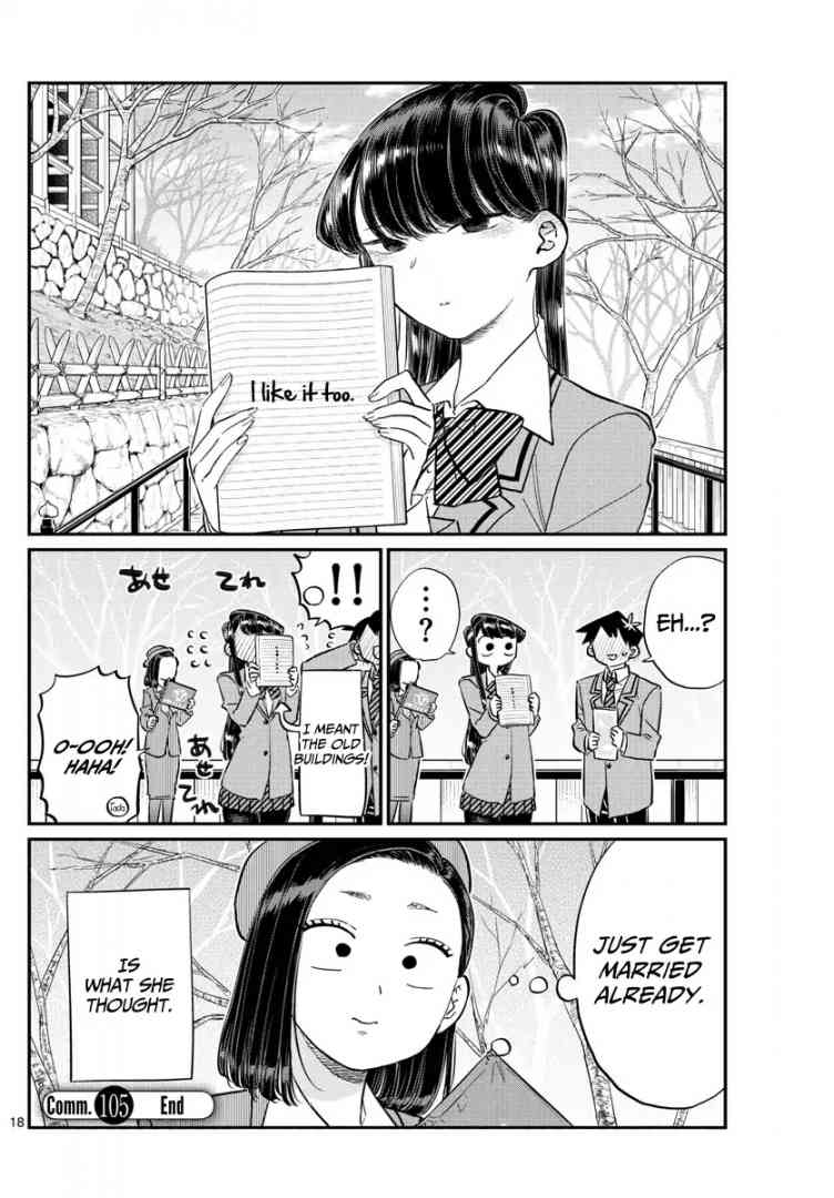 KOMI-SAN WA KOMYUSHOU DESU Chapter 105 - Page 18