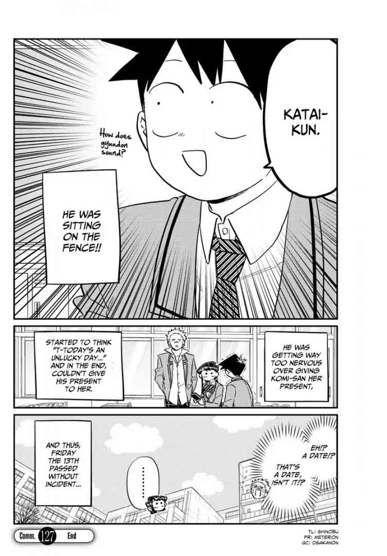 KOMI-SAN WA KOMYUSHOU DESU Chapter 127 - Page 5