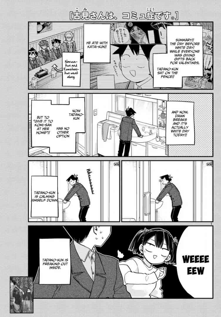 KOMI-SAN WA KOMYUSHOU DESU Chapter 128 - Page 1