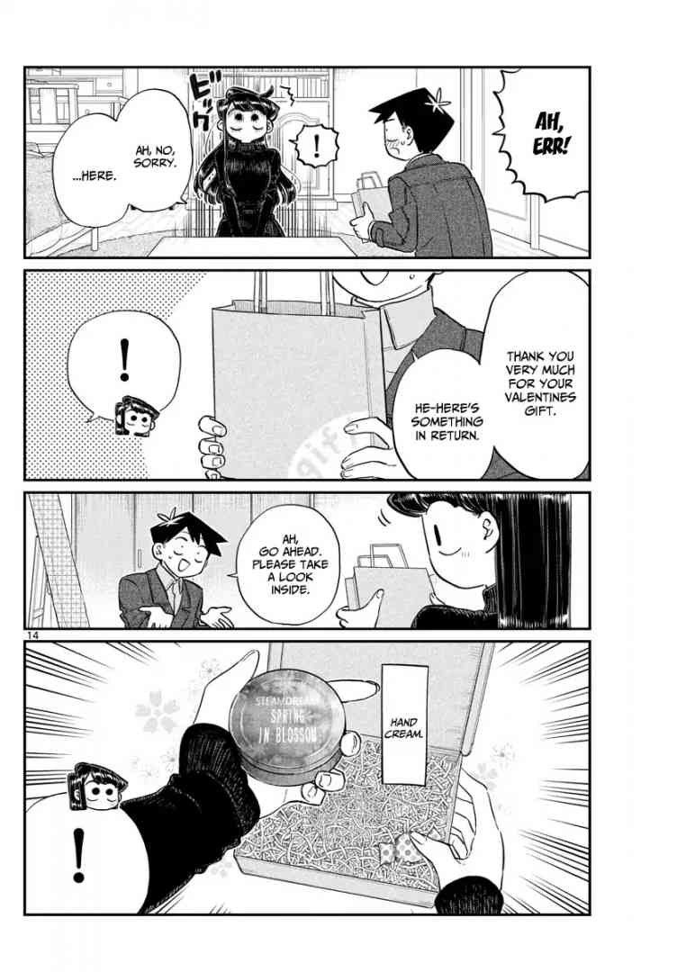 KOMI-SAN WA KOMYUSHOU DESU Chapter 128 - Page 14