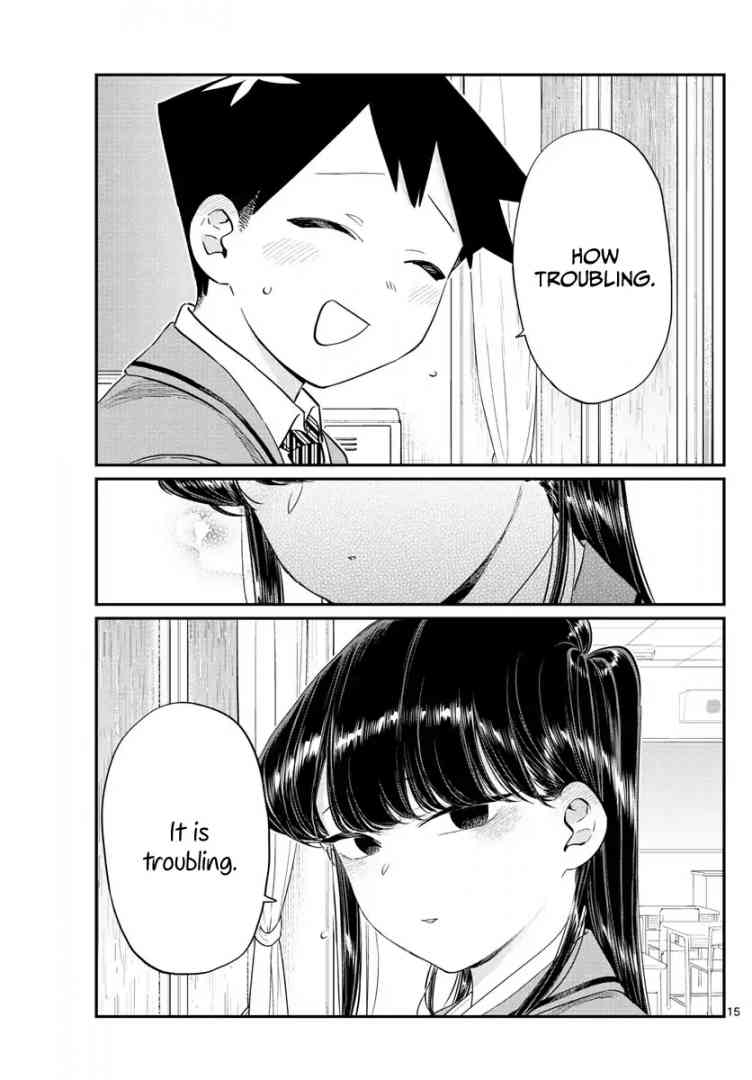 KOMI-SAN WA KOMYUSHOU DESU Chapter 129 - Page 15